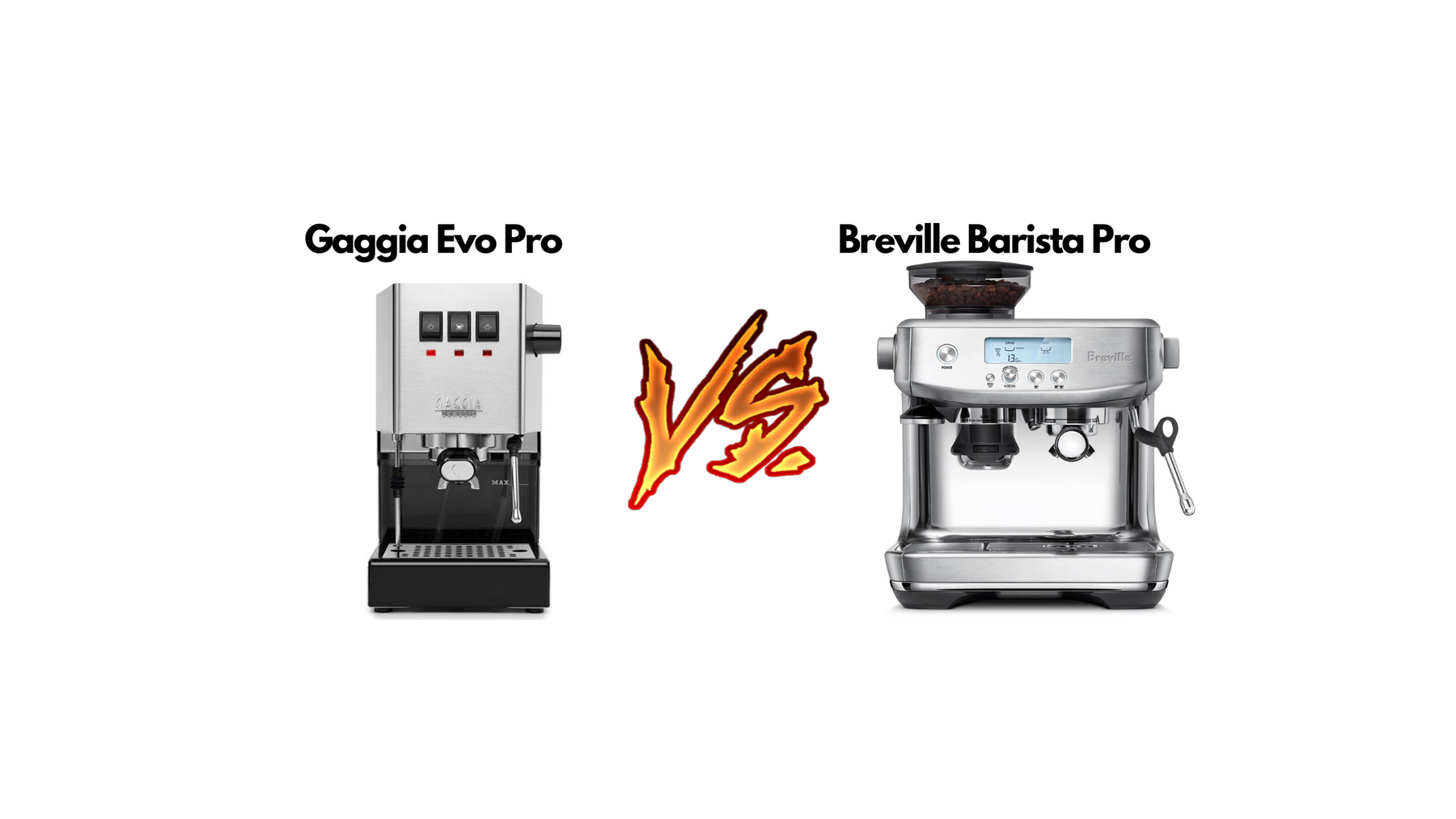 Gaggia Classic Evo Pro vs. Breville Barista Pro