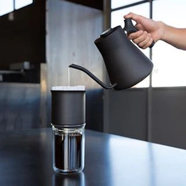 Fellow Stagg XF Pour Over Dripper Staged Pouring View