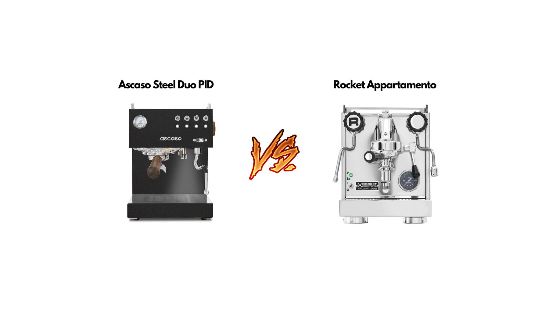 Ascaso Steel Duo PID V2 vs Rocket Appartamento Blog Image