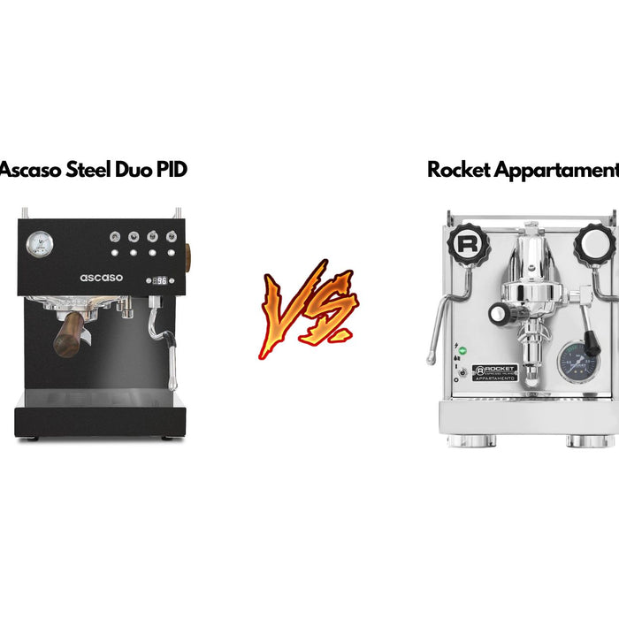 Ascaso Steel Duo PID V2 vs Rocket Appartamento Blog Image