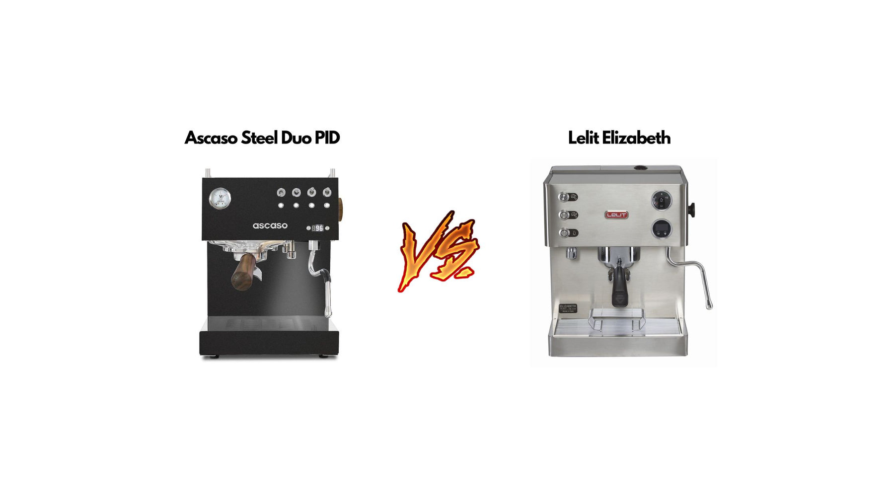 Ascaso Steel Duo PID vs Lelit Elizabeth Blog Image