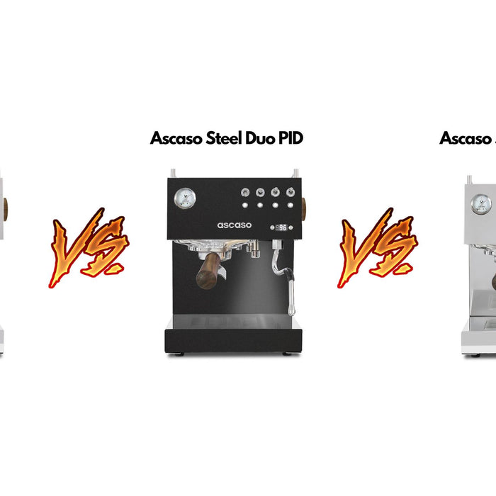 Ascaso Steel Uno PID vs Duo PID vs Duo PID Plus Blog Image