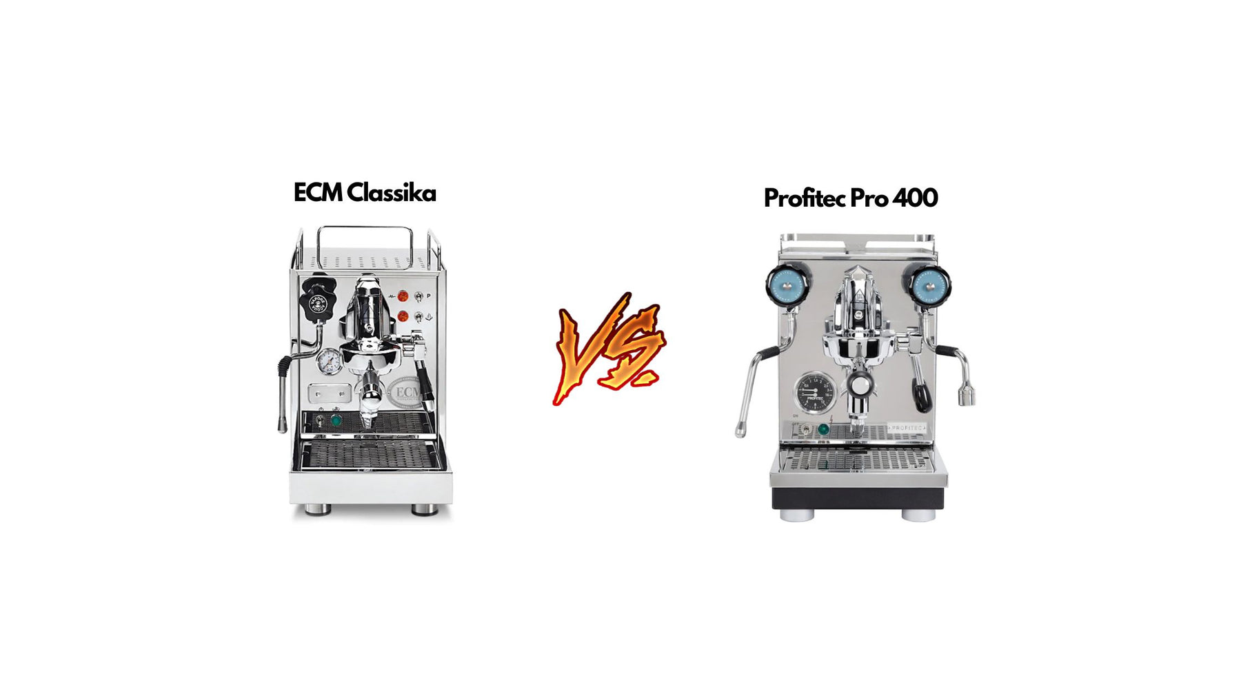 ECM Classika vs Profitec Pro 400 Blog image