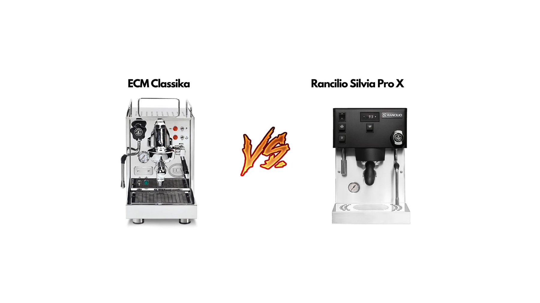 ECM Classika vs Rancilio Silvia Pro X Blog Image