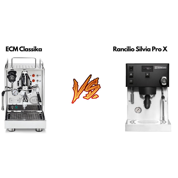 ECM Classika vs Rancilio Silvia Pro X Blog Image