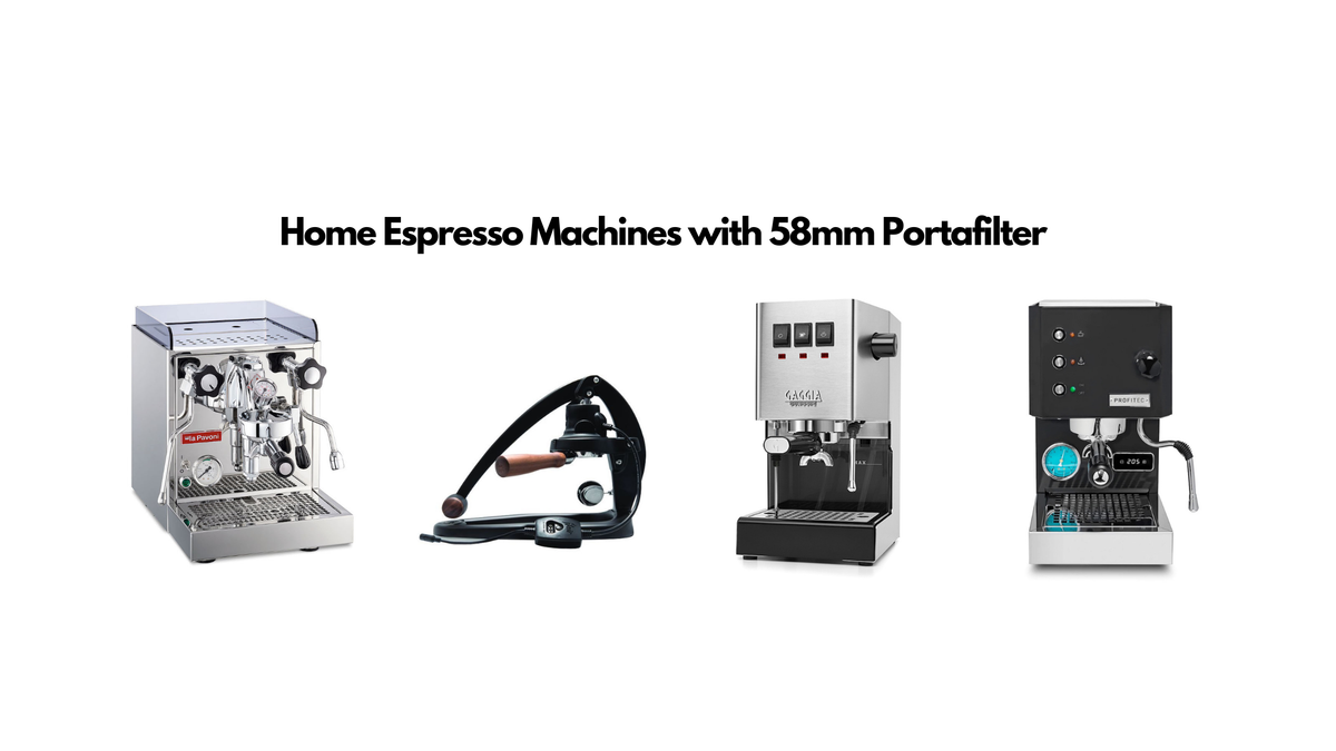 Home Espresso Machines with 58mm Portafilter — cremahub