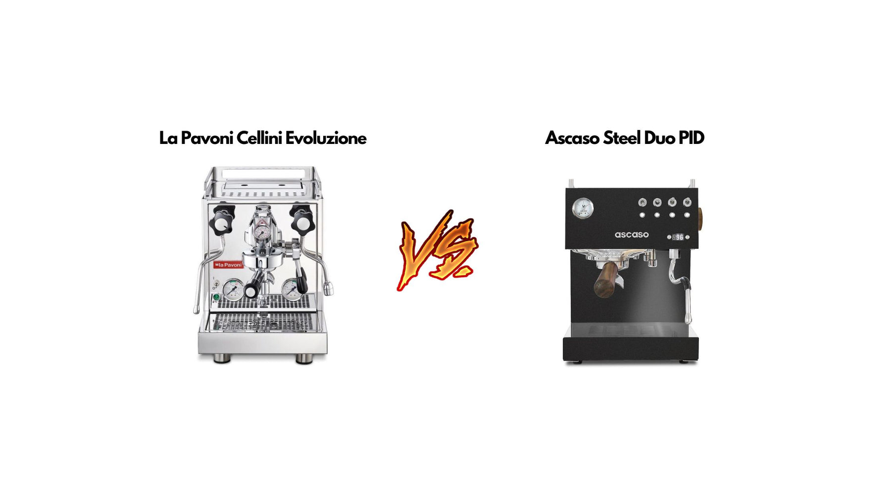 La Pavoni Cellini Evoluzione vs Ascaso Steel Duo PID Blog Image