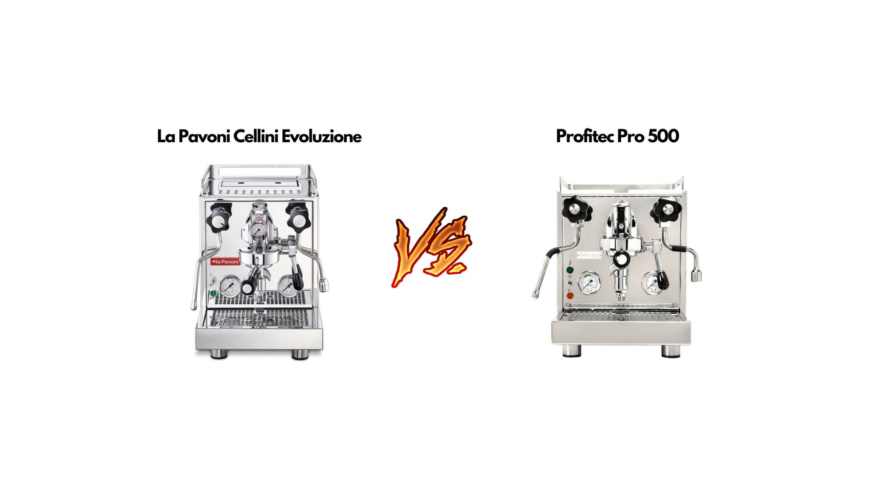 La Pavoni Cellini Evoluzione vs Profitec Pro 500 Blog Image