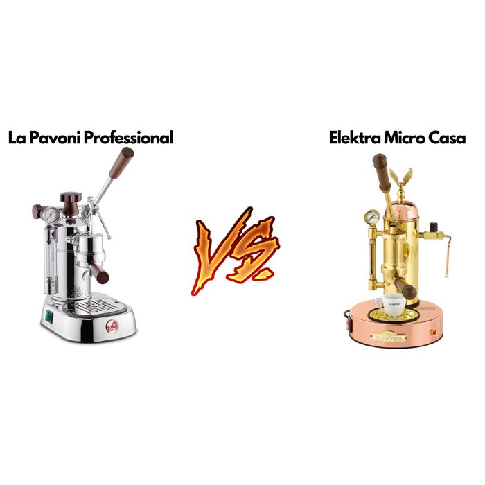 La Pavoni Professional vs Elektra Micro Casa Blog Image