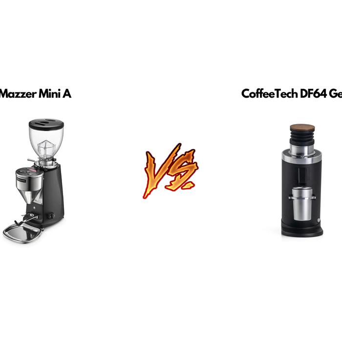 Mazzer Mini A vs CoffeeTech DF64 Gen 2 Blog Image
