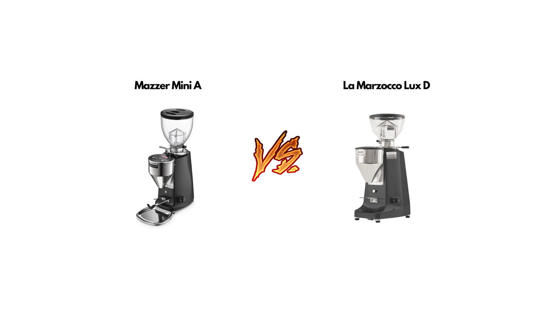Mazzer Mini A vs La Marzocco Lux D Blog Image
