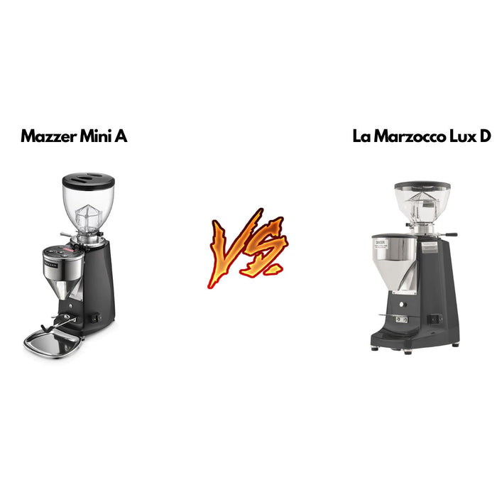Mazzer Mini A vs La Marzocco Lux D Blog Image