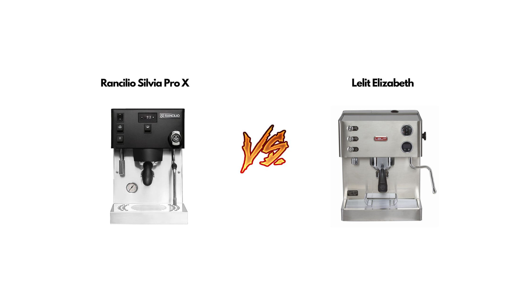 Rancilio Silvia Pro X vs Lelit Elizabeth Blog Image