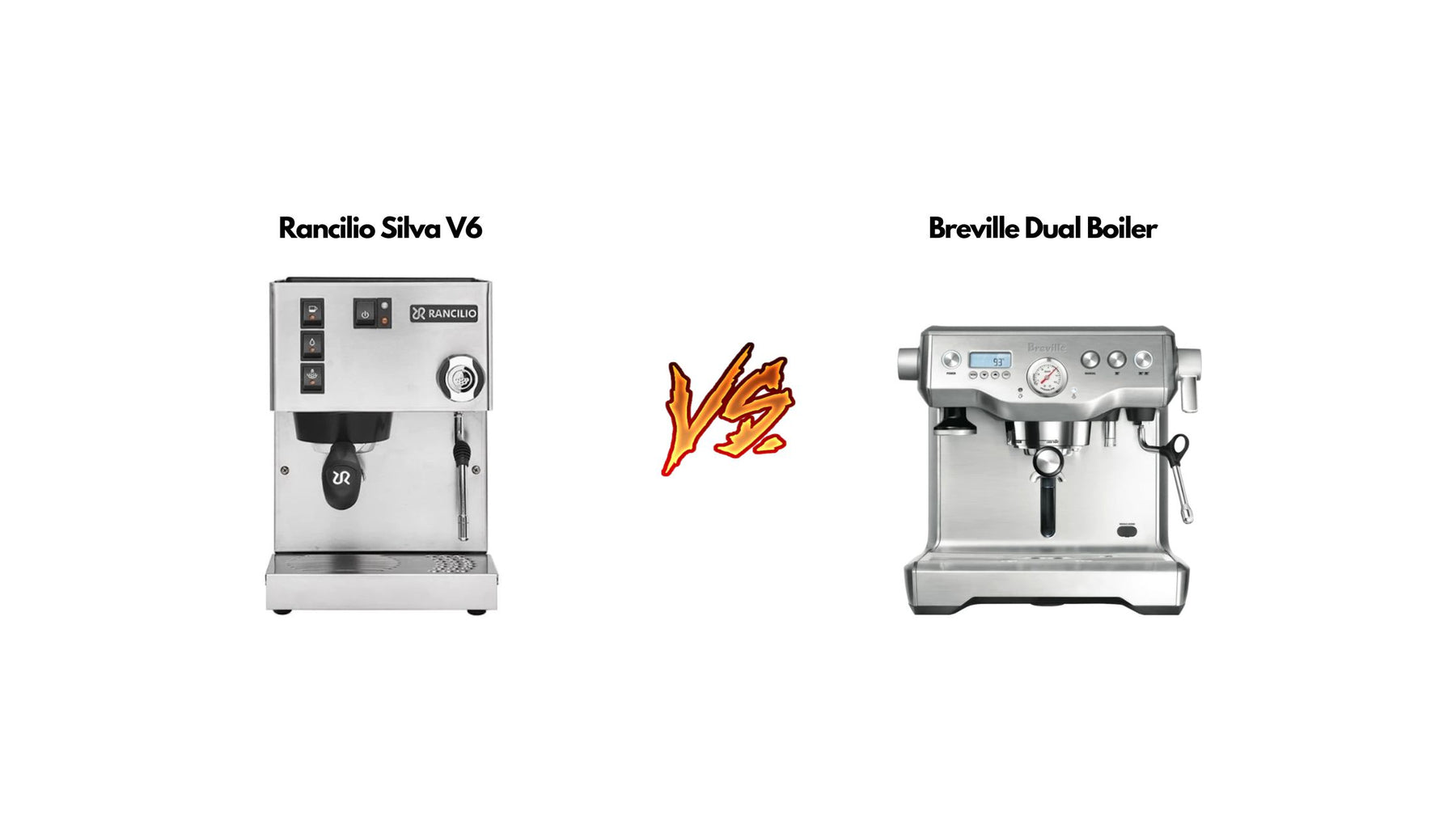 Rancilio Silvia vs Breville Dual Boiler Blog Image
