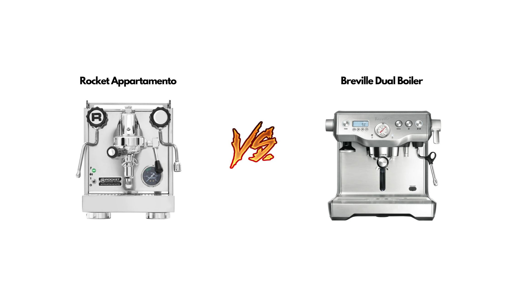 Rocket Appartamento vs Breville Dual Boiler Blog Image