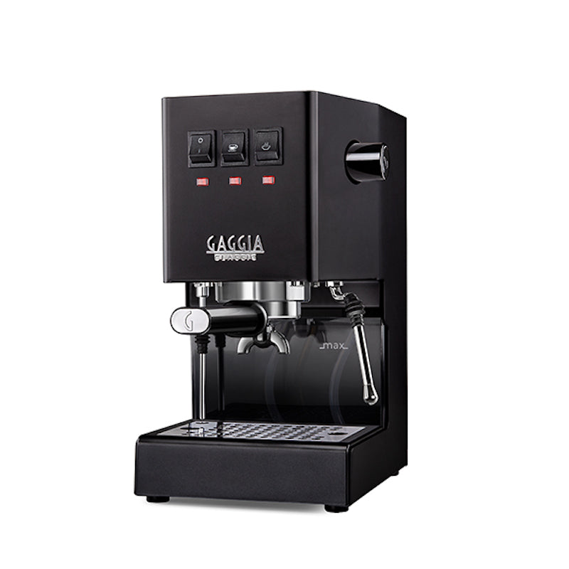 Gaggia Classic Pro Coffee Maker Black Oblique View