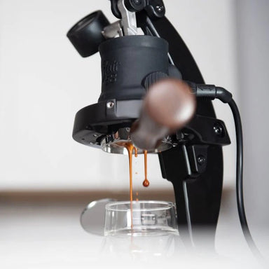 Flair 58 Plus Espresso Maker Coffee Shot Into Glass