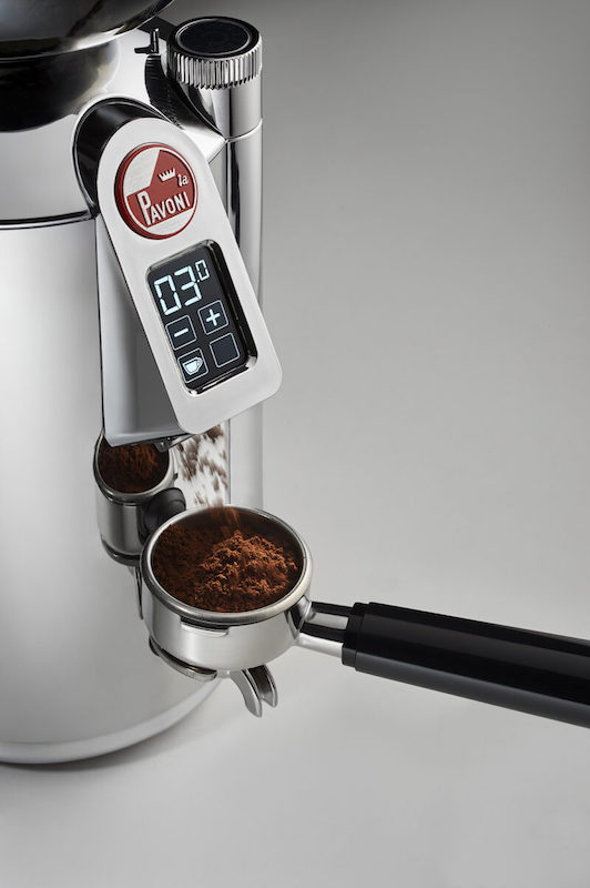 La Pavoni Cilindro Coffee Grinder Close Up