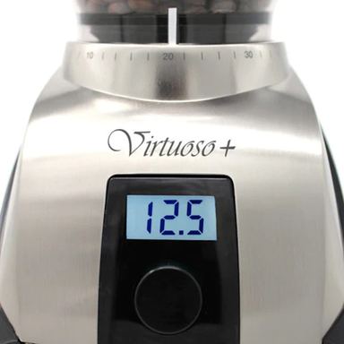 Baratza Virtuoso+ Electric Coffee Grinder Closeup View