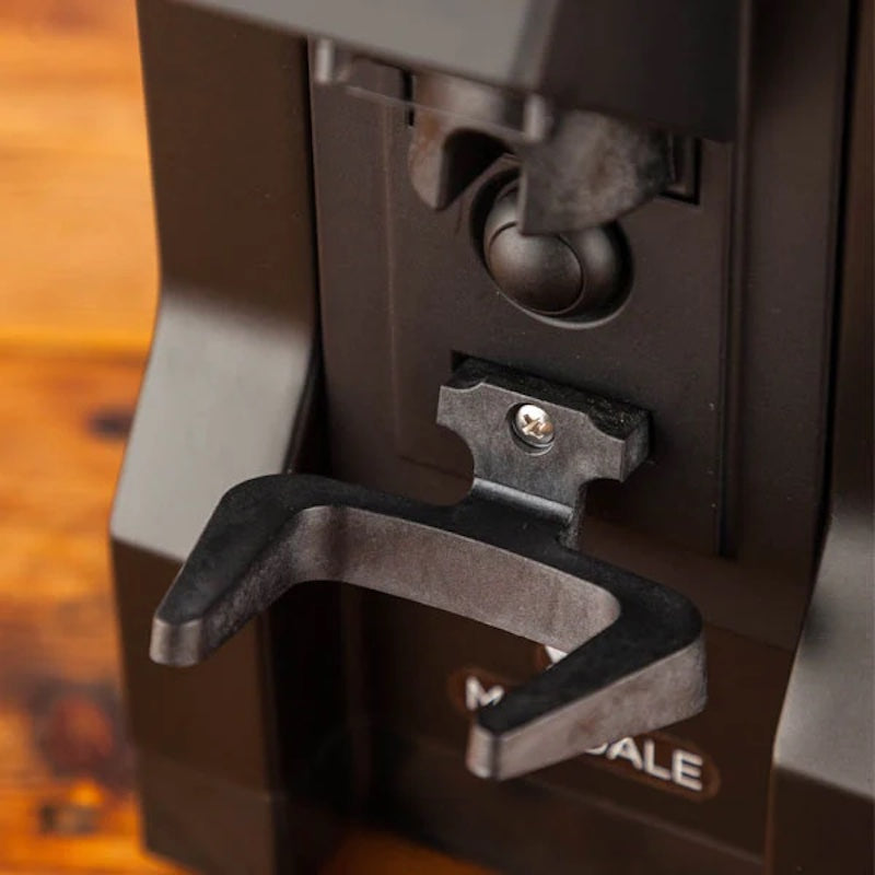 Eureka Mignon Manuale Electric Coffee Grinder Portafilter View