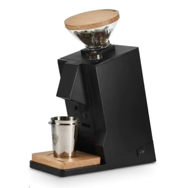 Eureka Oro Mignon Single Dose Coffee Grinder Black Oblique View