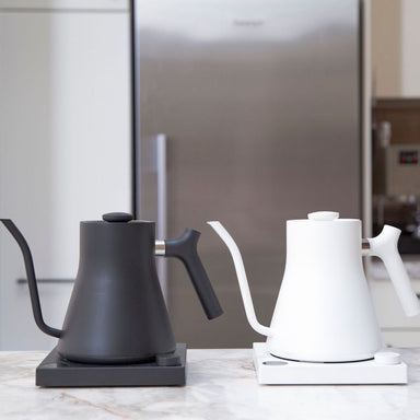 Fellow Stagg EKG Electric Kettle Black and White Side View