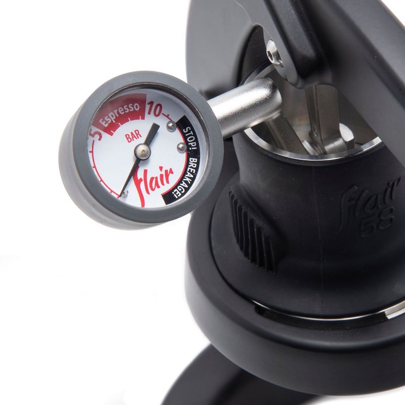 Flair 58 Espresso Maker Pressure Gauge View