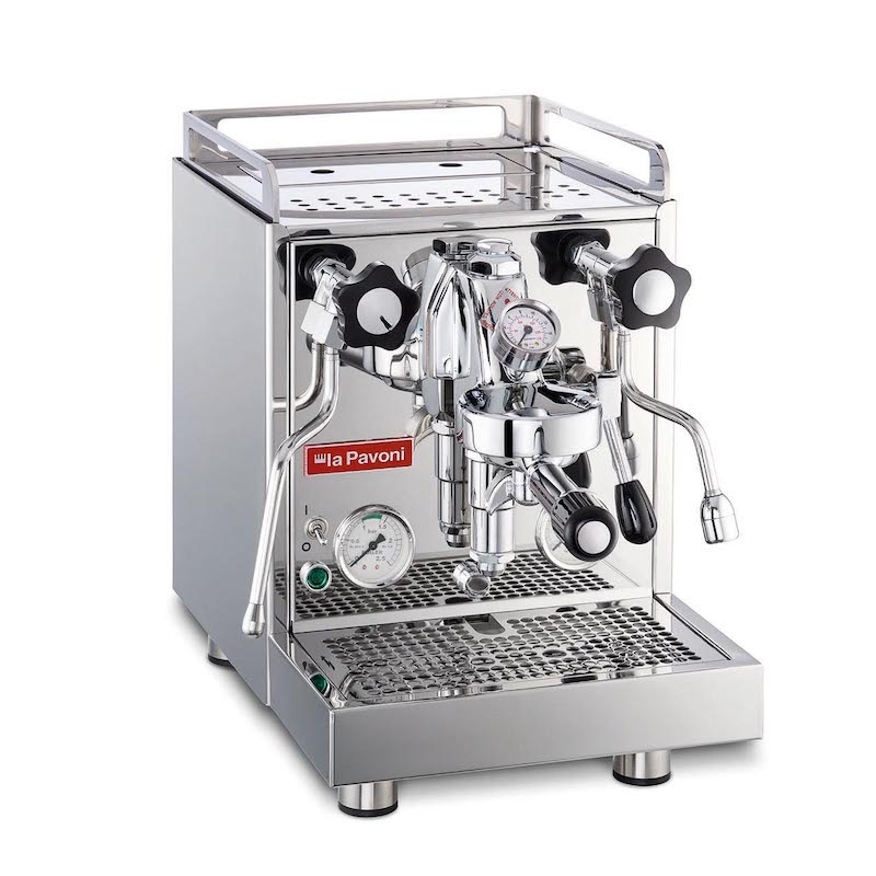 La Pavoni Cellini Evolution Coffee Machine Oblique View