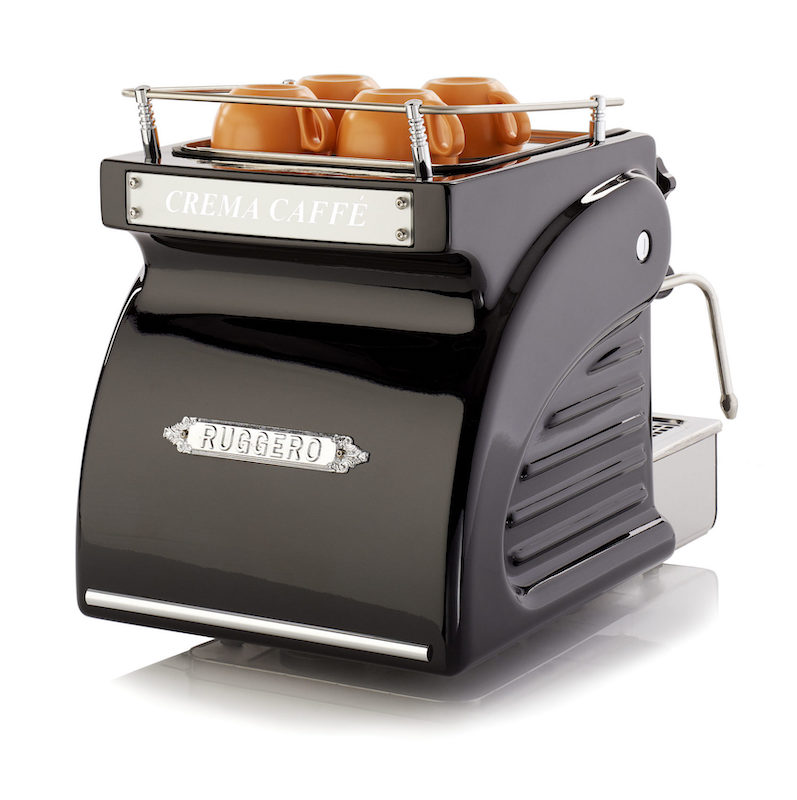 Office Ruggero Classic Leva Coffee Machine Oblique Back View