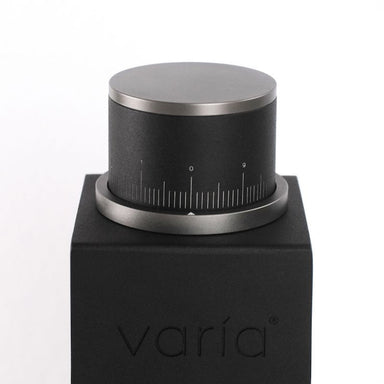 Varia VS3 Electric Grinder Black Dial Closeup View